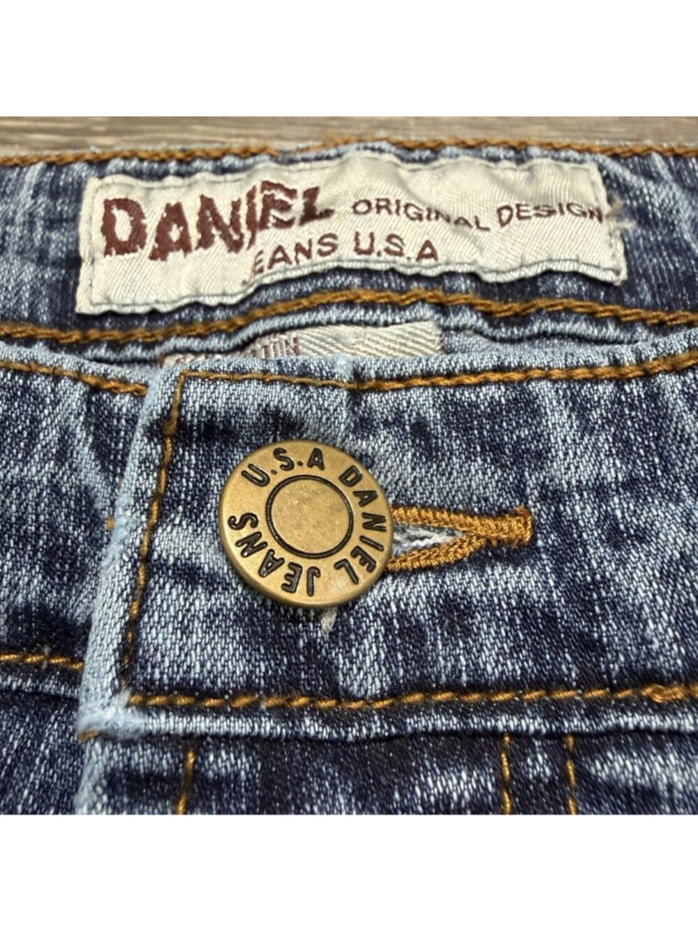Daniel Y2K Embroidered Sequin Bootcut Jeans 11-12 Butterfly Floral Whimsy Denim - Picture 9 of 16